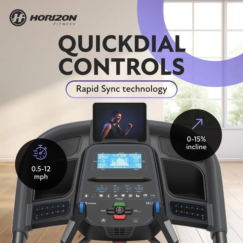 Horizon 7.4AT-24 @Zone Treadmill