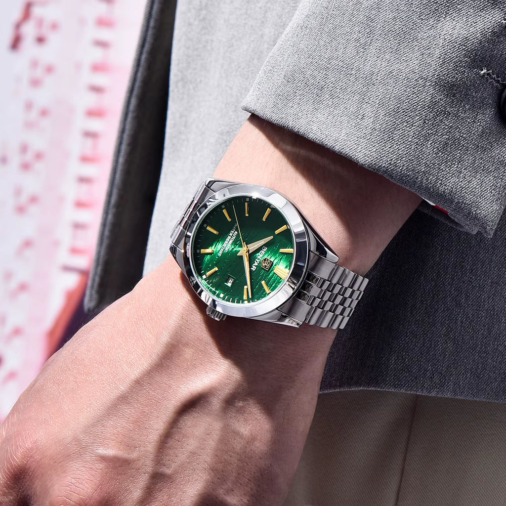 BENYAR Mens Watches Top Brand Luxury Man Mechanical Wristwatches Automatic Watch for Men Waterproof Sports Stainless Steel Clock