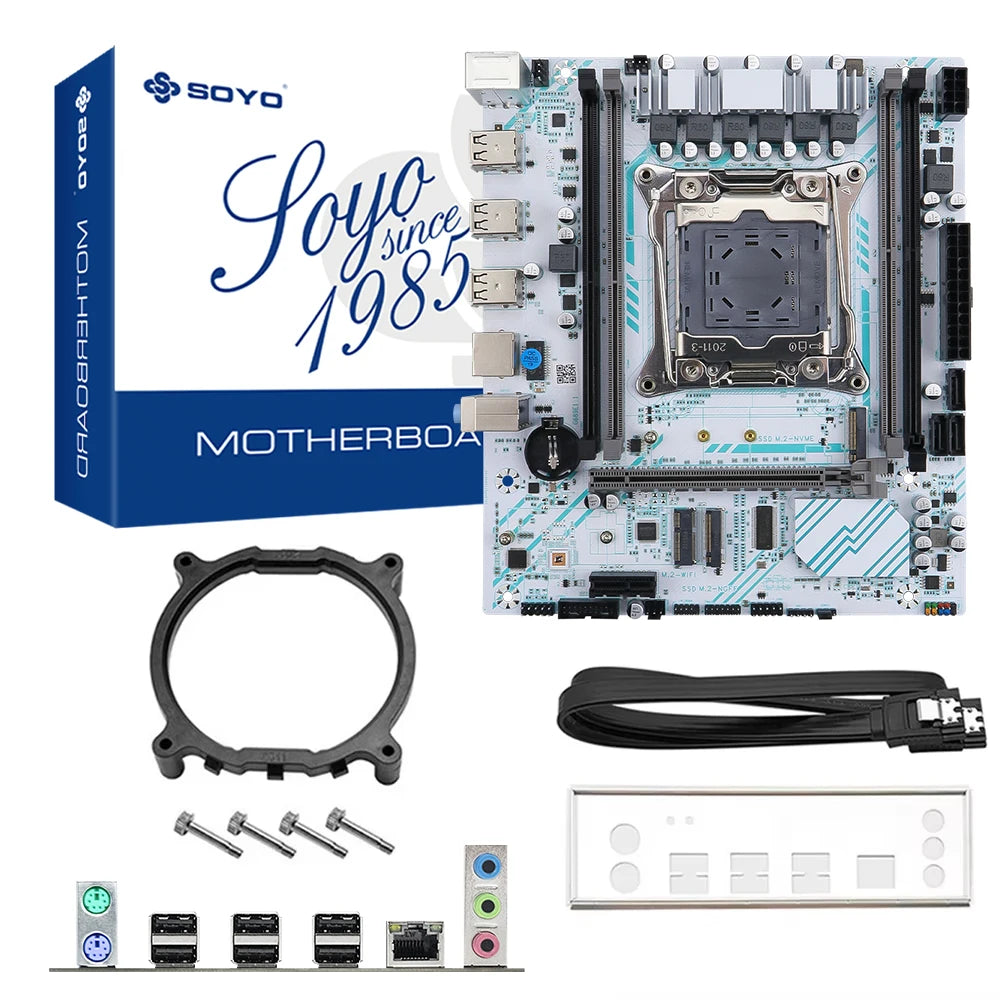 X99 Motherboard LGA 2011-3 Set Kit Xeon E5 2680 V4 CPU Processor 32G=2*16G DDR4 REG ECC RAM Memory M.2 NAME for Computer