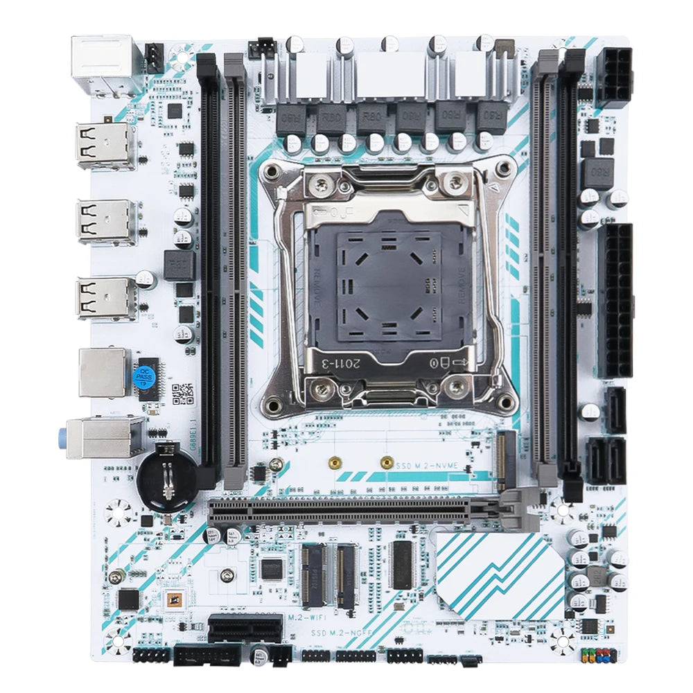 X99 Motherboard LGA 2011-3 Set Kit Xeon E5 2680 V4 CPU Processor 32G=2*16G DDR4 REG ECC RAM Memory M.2 NAME for Computer