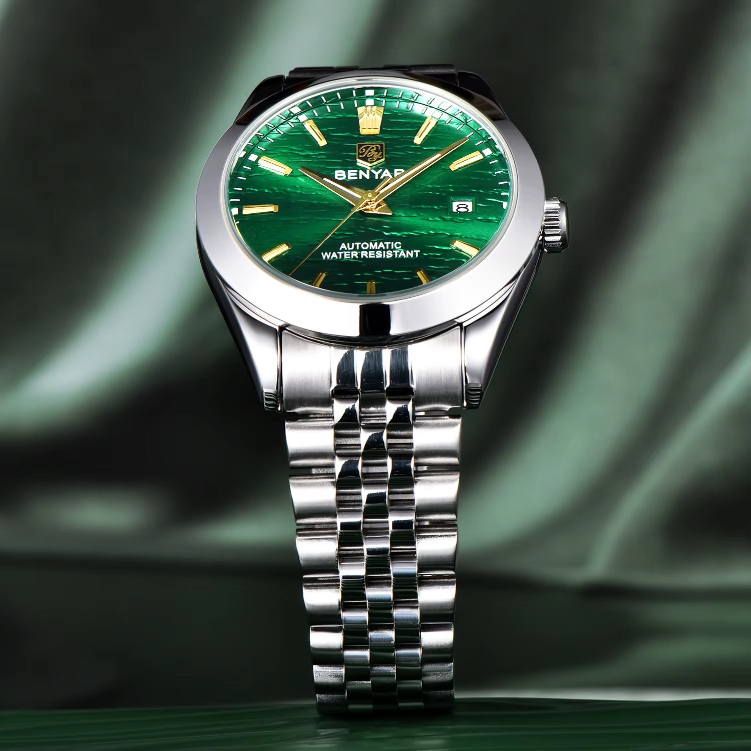 BENYAR Mens Watches Top Brand Luxury Man Mechanical Wristwatches Automatic Watch for Men Waterproof Sports Stainless Steel Clock