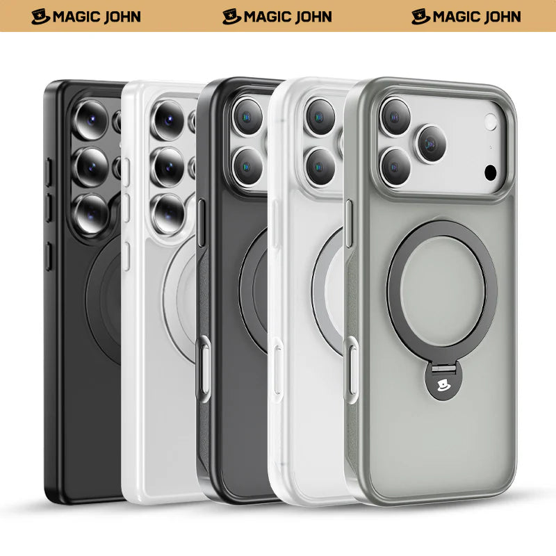 360° Invisible Magnetic Stand Phone Case