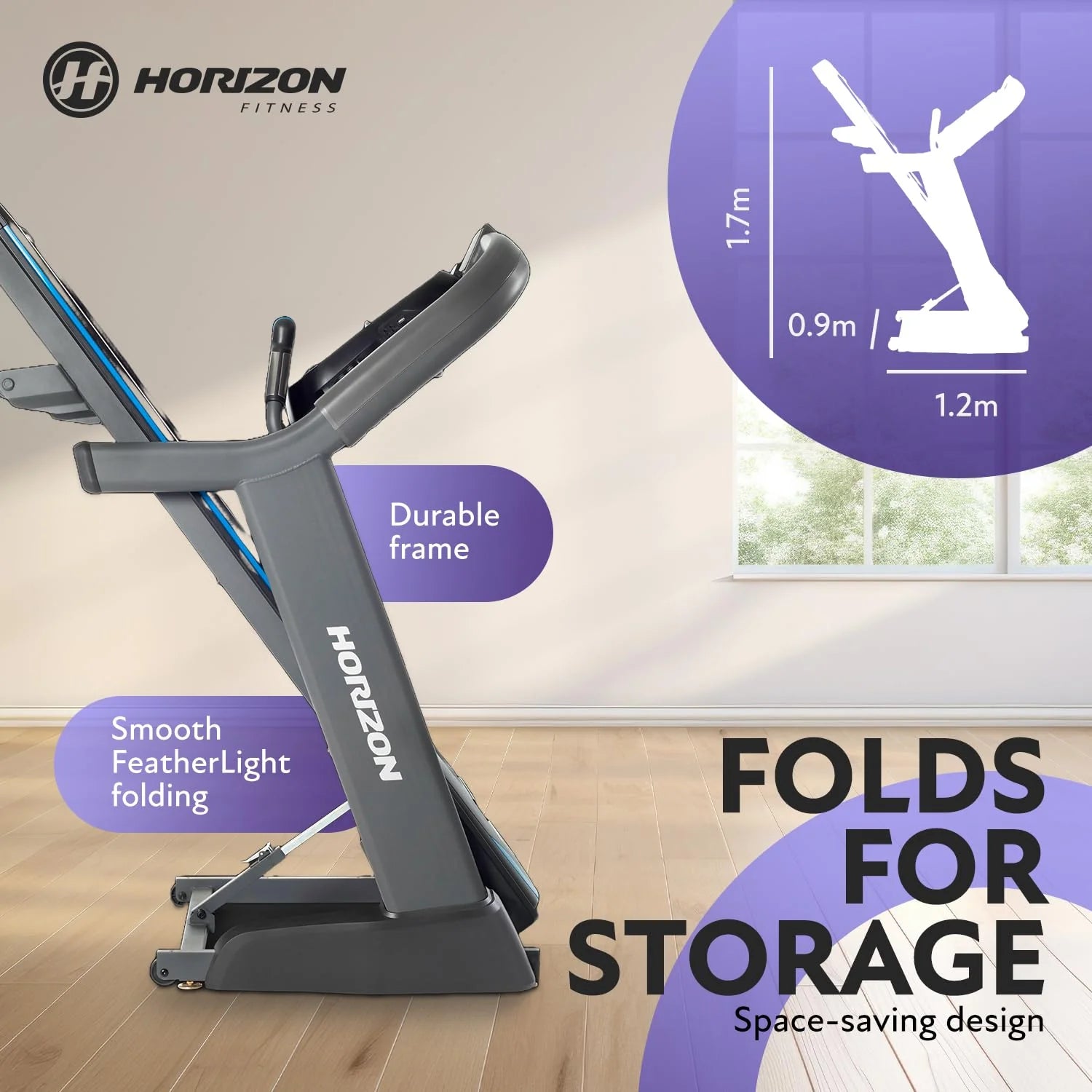Horizon 7.4AT-24 @Zone Treadmill